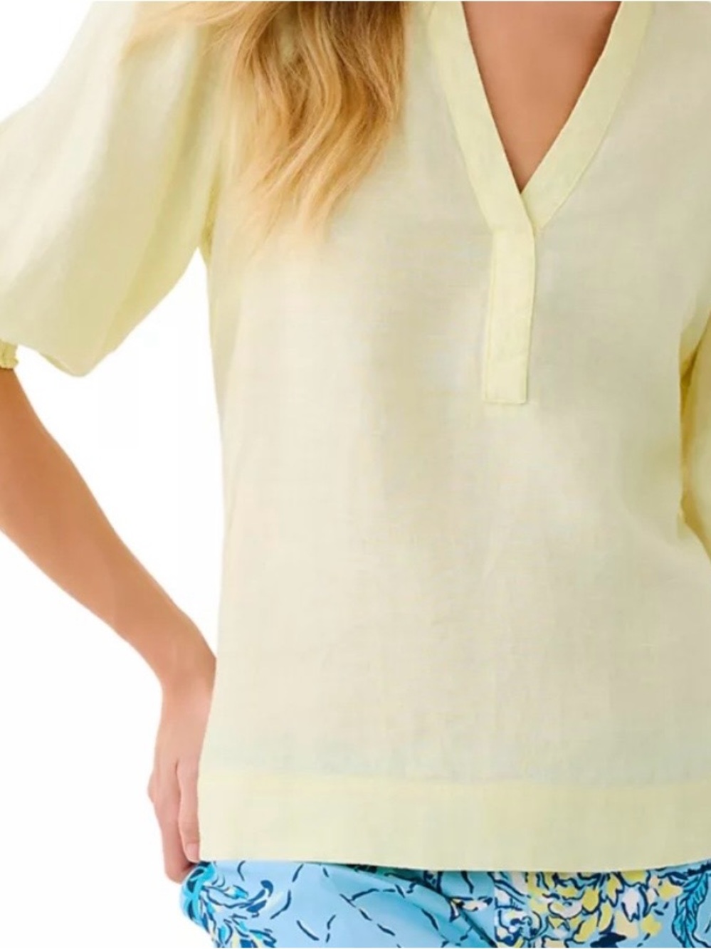 Lilly Pulitzer Mialeigh linen top